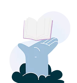 Une main faisant voler un livre