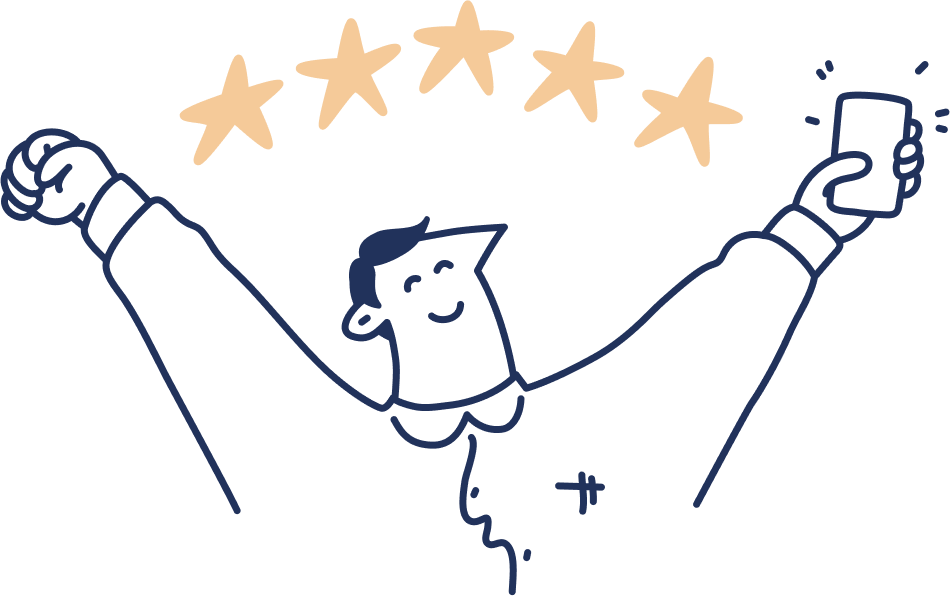 Un homme tenant un crayon à papier